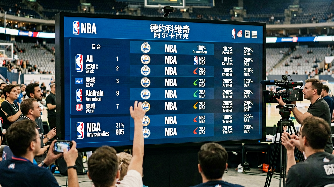 NBA比赛数据看板
